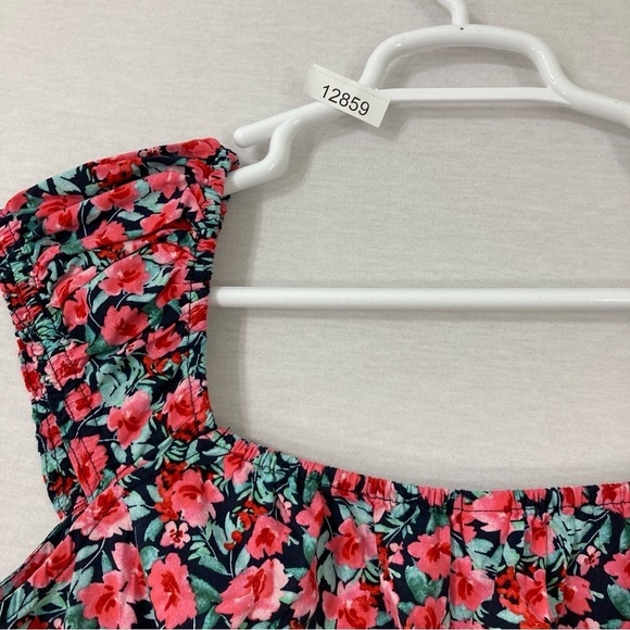 Old Navy Floral Round Neck Tie Front Summer Mini Dress size XXL - Picture 9 of 9